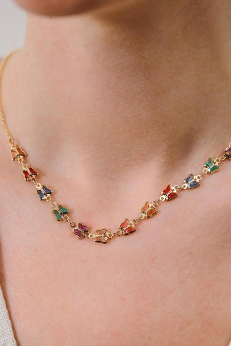 Heliophilia Silver Collar de Latón con Piedra de Circonio Dorado Heliophilia Silver Collar de Latón con Piedra de Circonio Dorado